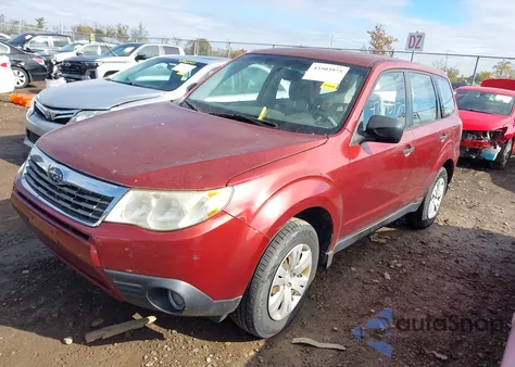 2010 Subaru Forester 2.5X from USA, damaged, VIN JF2SH6AC9AH750854